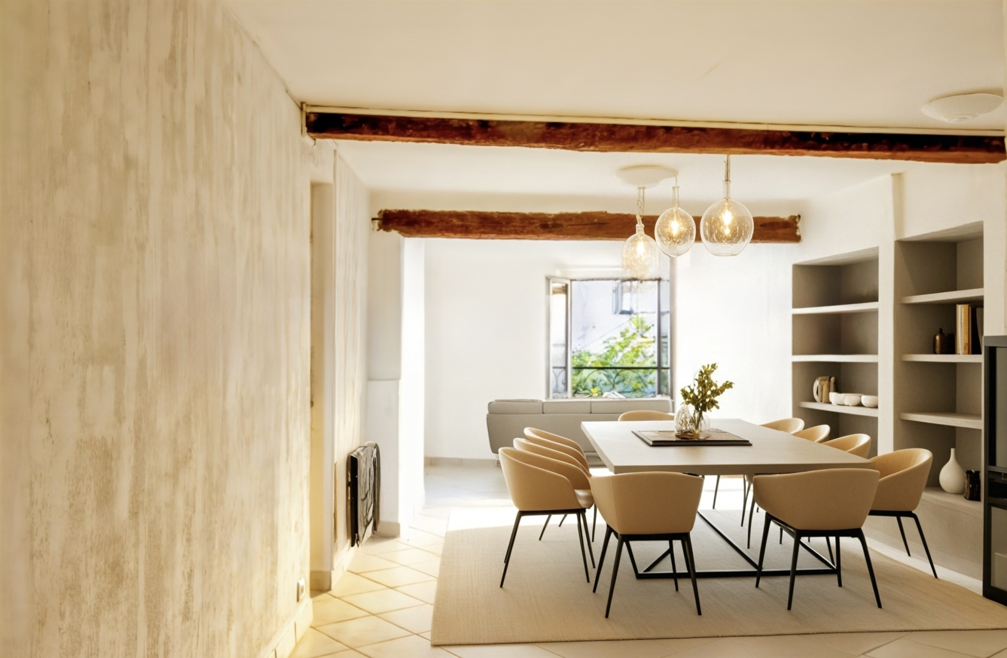 Appartement en dernier étage dans le centre-ville