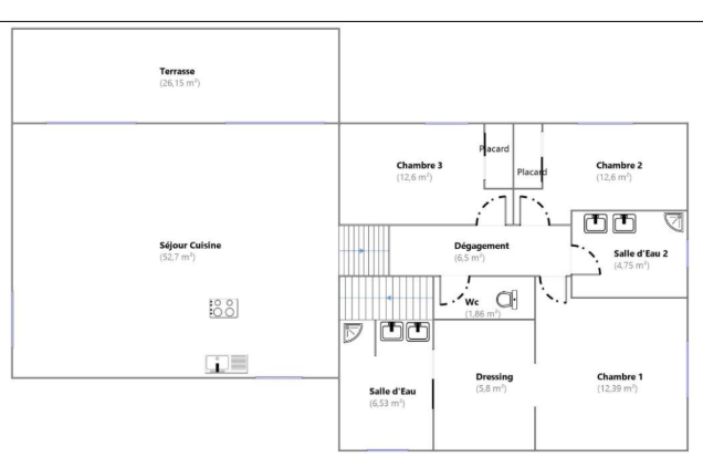 Villa en impasse avec dépendance et piscine