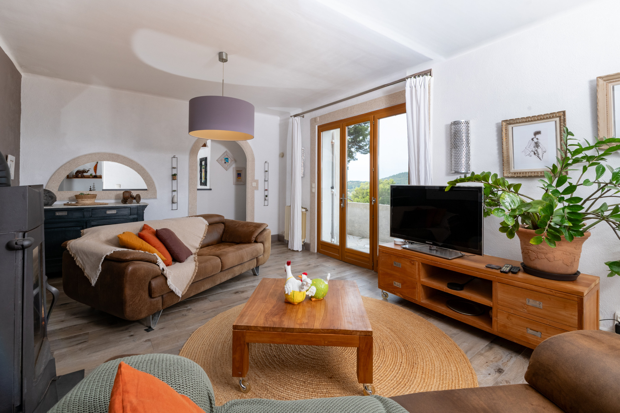 Villa avec vue mer à Carqueiranne   Quartier prisé et calme