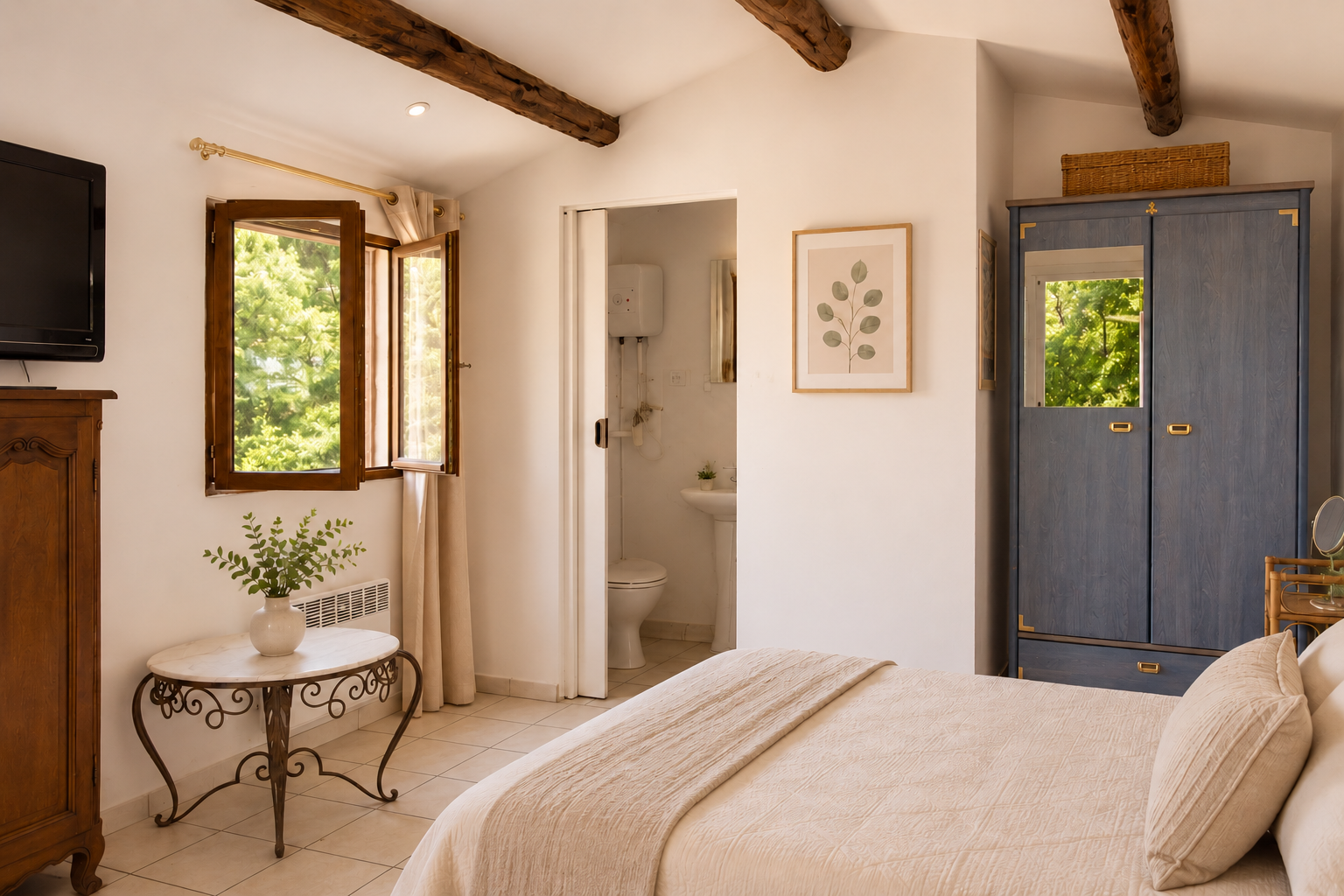 Villa avec terrain de 3000m2 et appartement indépendant