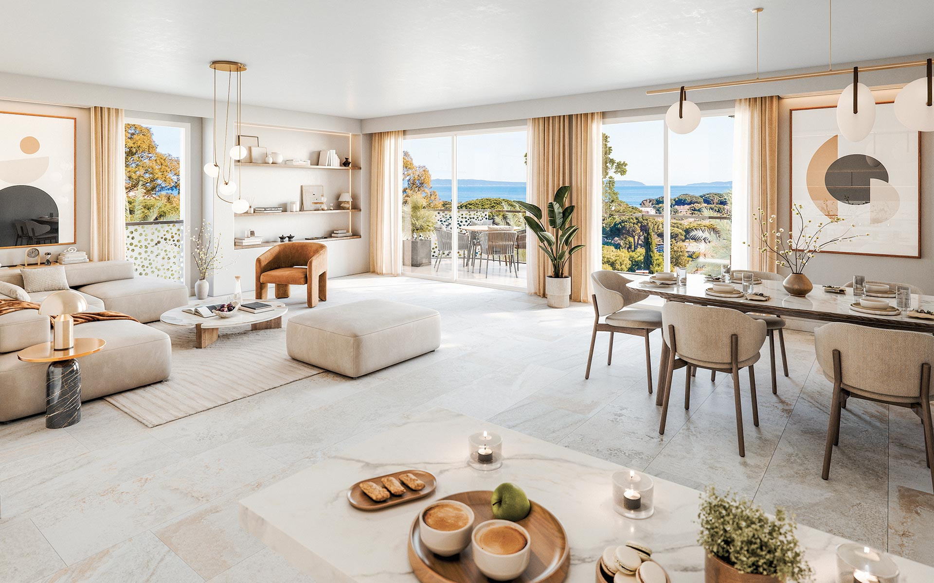 T5 rooftop vue mer à Saint-Clair – Le Lavandou